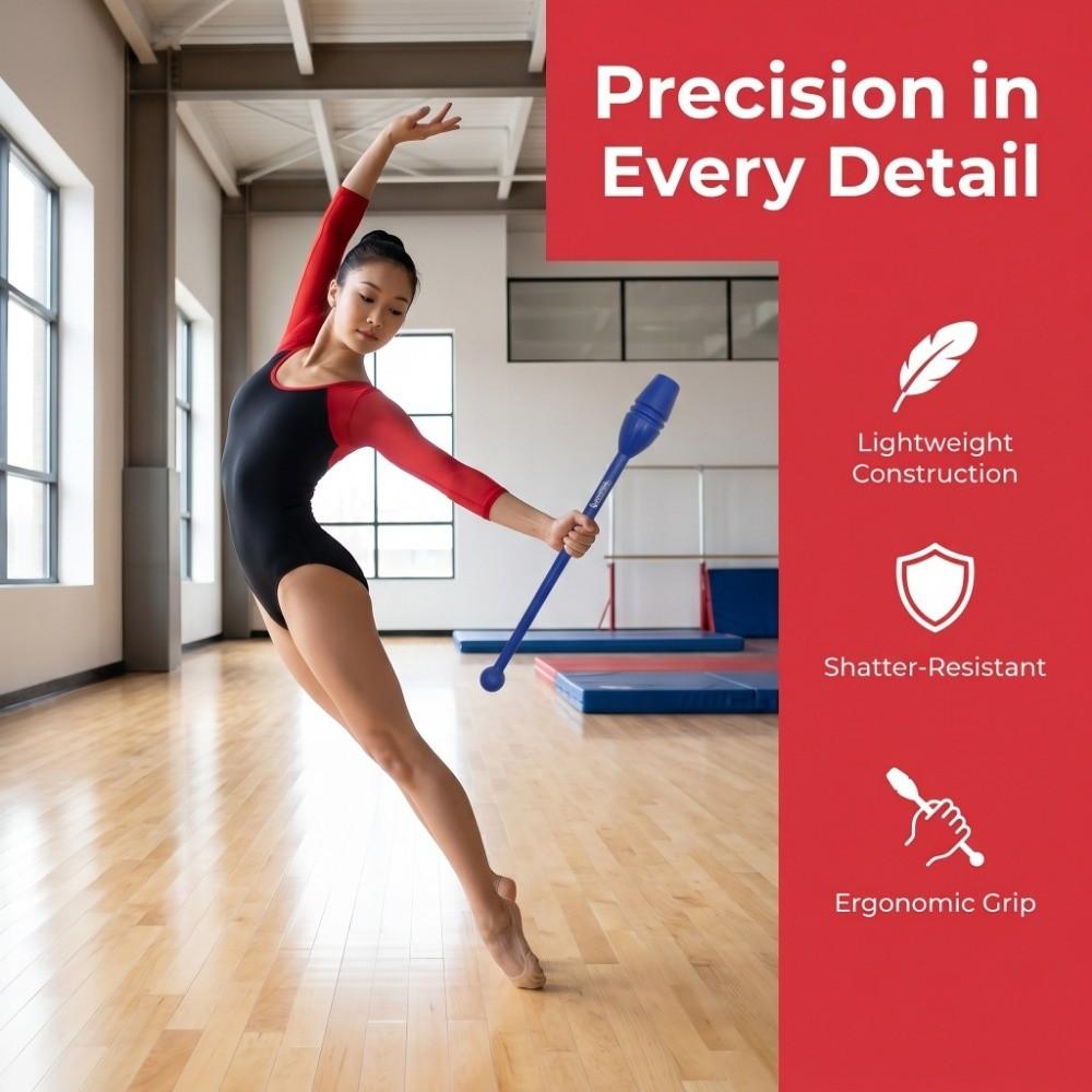 Lightweight Gymnastic Dance Bar Heavy Duty Colored Gymnastic Stick  Children Training