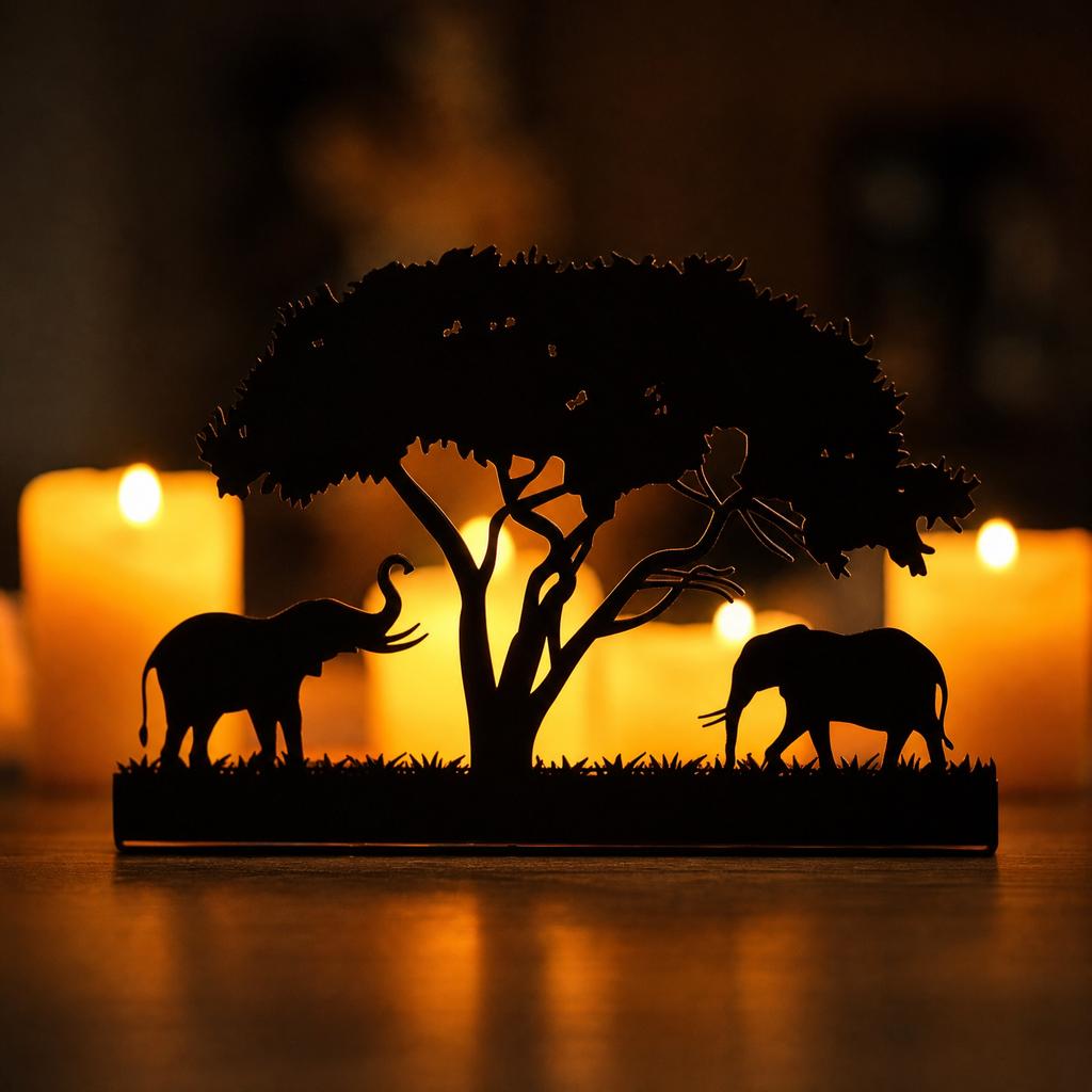 Candle Holder, European Candle Stand, Tabletop Decor for Home, Night Light Candle Holder