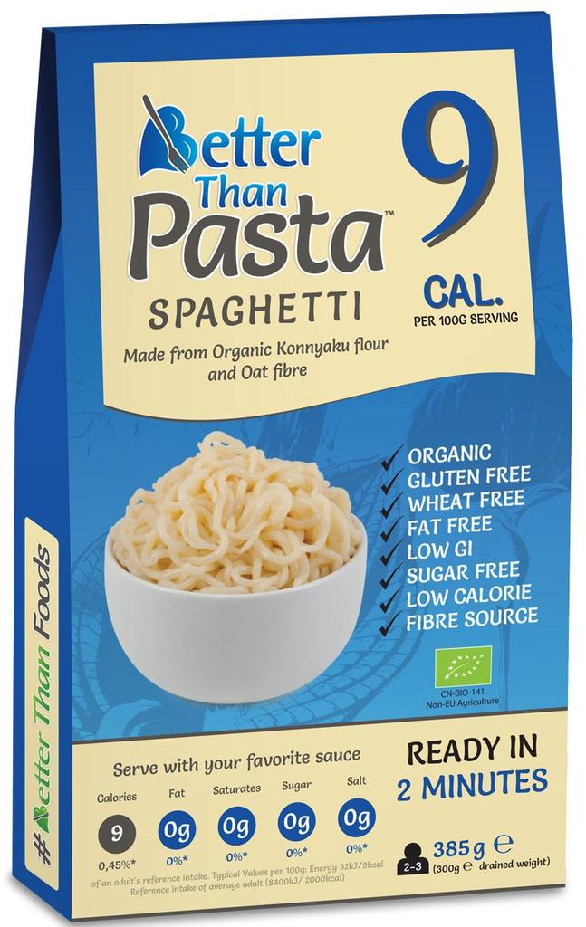 GLUTEN-FREE ORGANIC KONJAC SPAGHETTI 385 g (300 g) - BETTER THAN FOODS