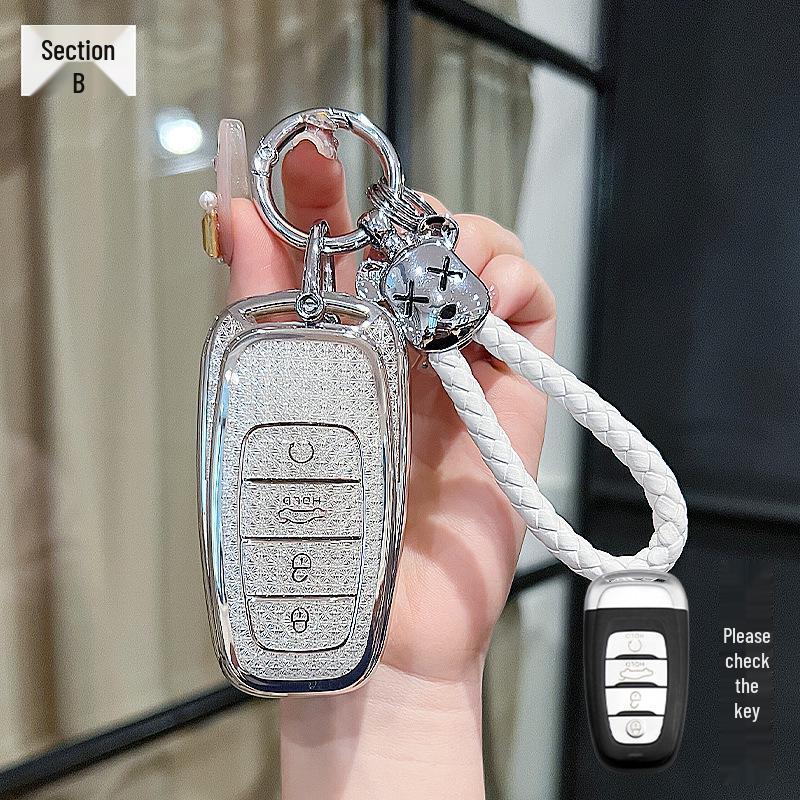 Custom Key Case for Hongqi Models: HS5, H5, H9, EQM5, H6, HS7 - Premium Design for Men and Women