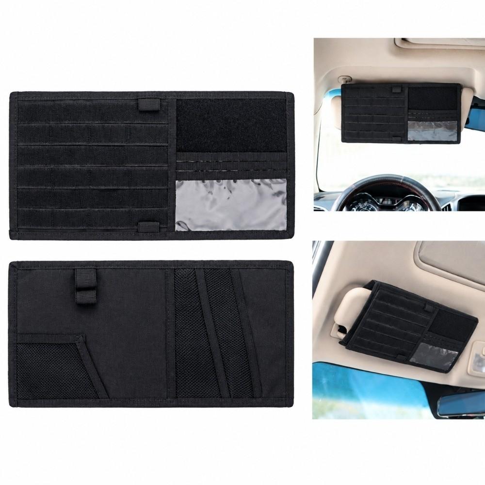 Adjustable Car Organizer Pouch Multifunctional Sunglass Storage Pouch Pickup Trucks SUVs Tool