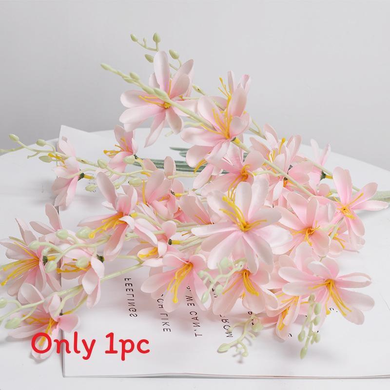 Simulated Liliflora Magnolia Desr Silk Flower Wedding Home Decor Photography And