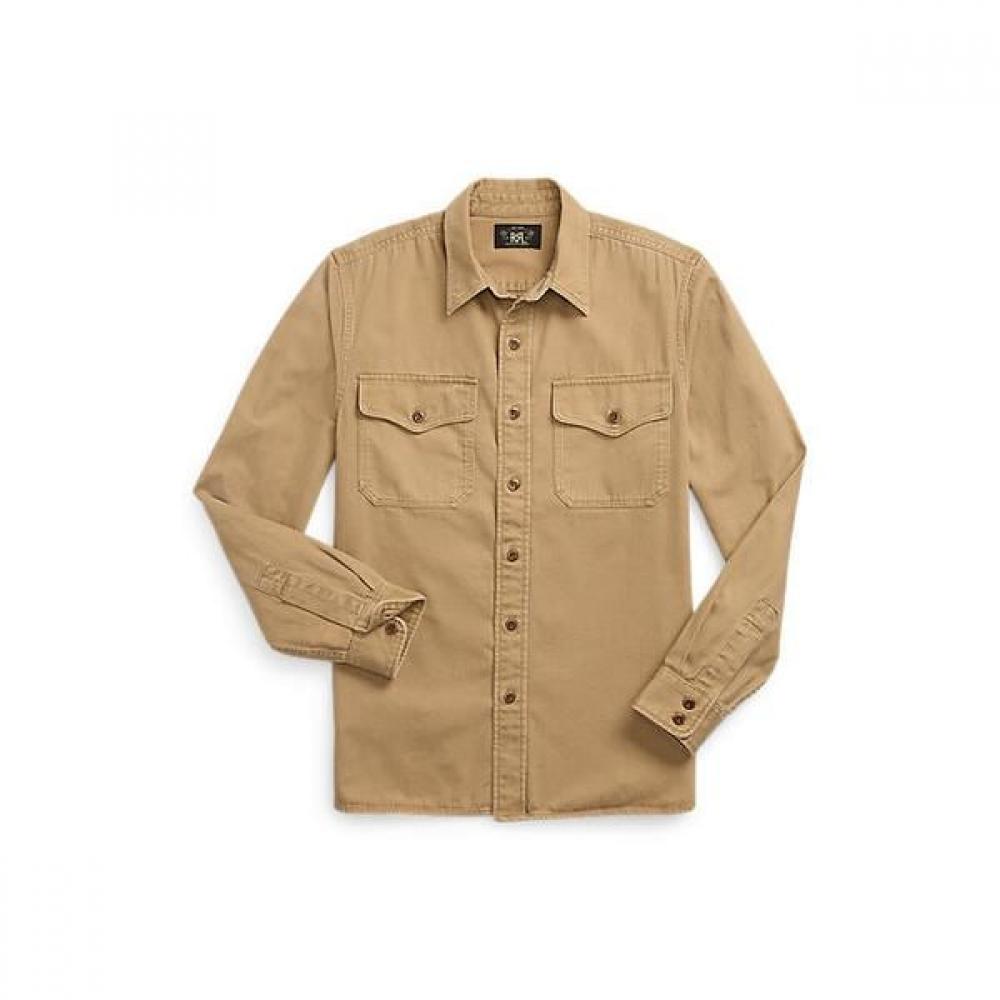 

Rrl Twill Work Shirt Mnrrwov16820316101 XL