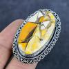 Natural Brecciated Mookaite 925 Sterling Silver Jewelry Ring Size 9 V8i79