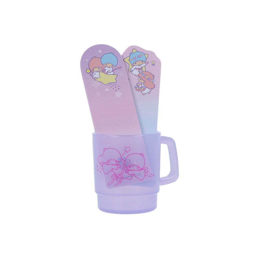 Stationery Sanrio Characters Sticky Notes with Case and Cup Little Twin S2849291 Sun-Star Case, Stars, Lavender,