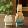 Japanese Ceramic Matcha Green Tea Chasen Holder Tea Set Accessories Stand Bowl Bamboo Whisk Grinder Brushes Tea Tools Holder