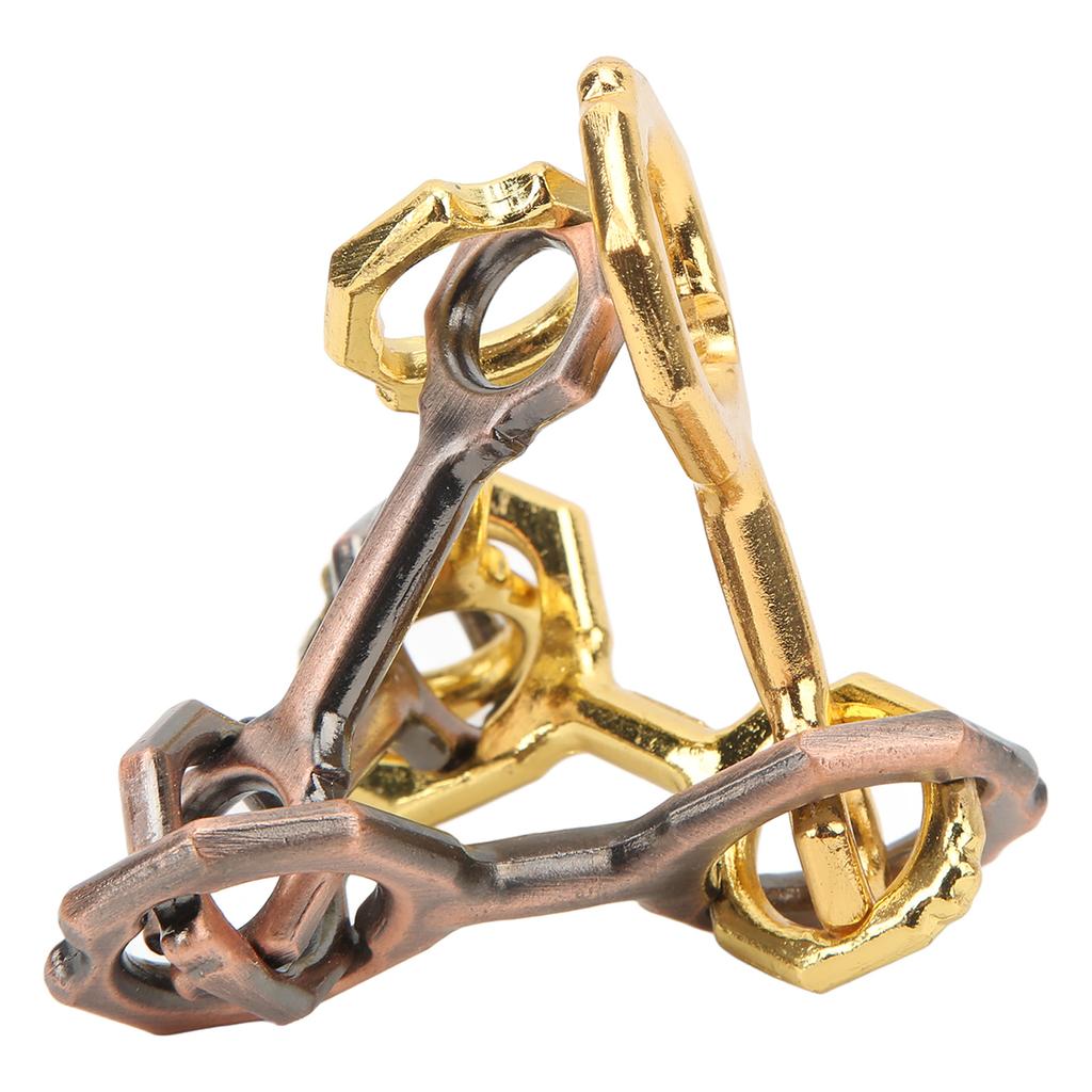 Tetrametric Brainteaser Toy 3D Unlock Metal Alloy Puzzles Brain Games Toy for Adults Children