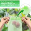 100Pcs with Drawstring Fruit Protection Bags Organza Anti-Bird Netting  Wedding Gift