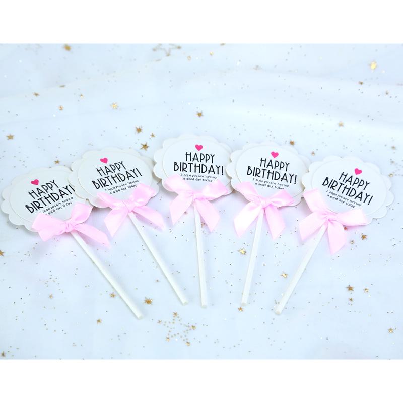 Crown Design Round Writing Plate Card for Cake Decoration
