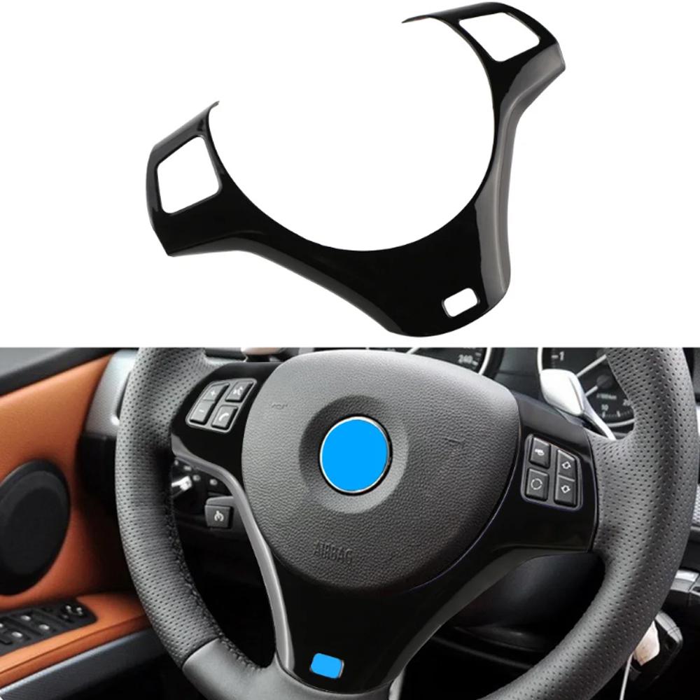 1 Pezzo/Set ABS Copertura Decorativa Pannello Volante Auto Rivestimento Striscia Adesiva per BMW Serie 1 3 E87 E90 E92 E93 2005-2011 2012