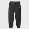 Men's Plush Drawstring Sports Pants: Winter Loose-Fit, Thickened, Casual, Zippered, Straight-Leg Sweatpants for Spring & Autumn