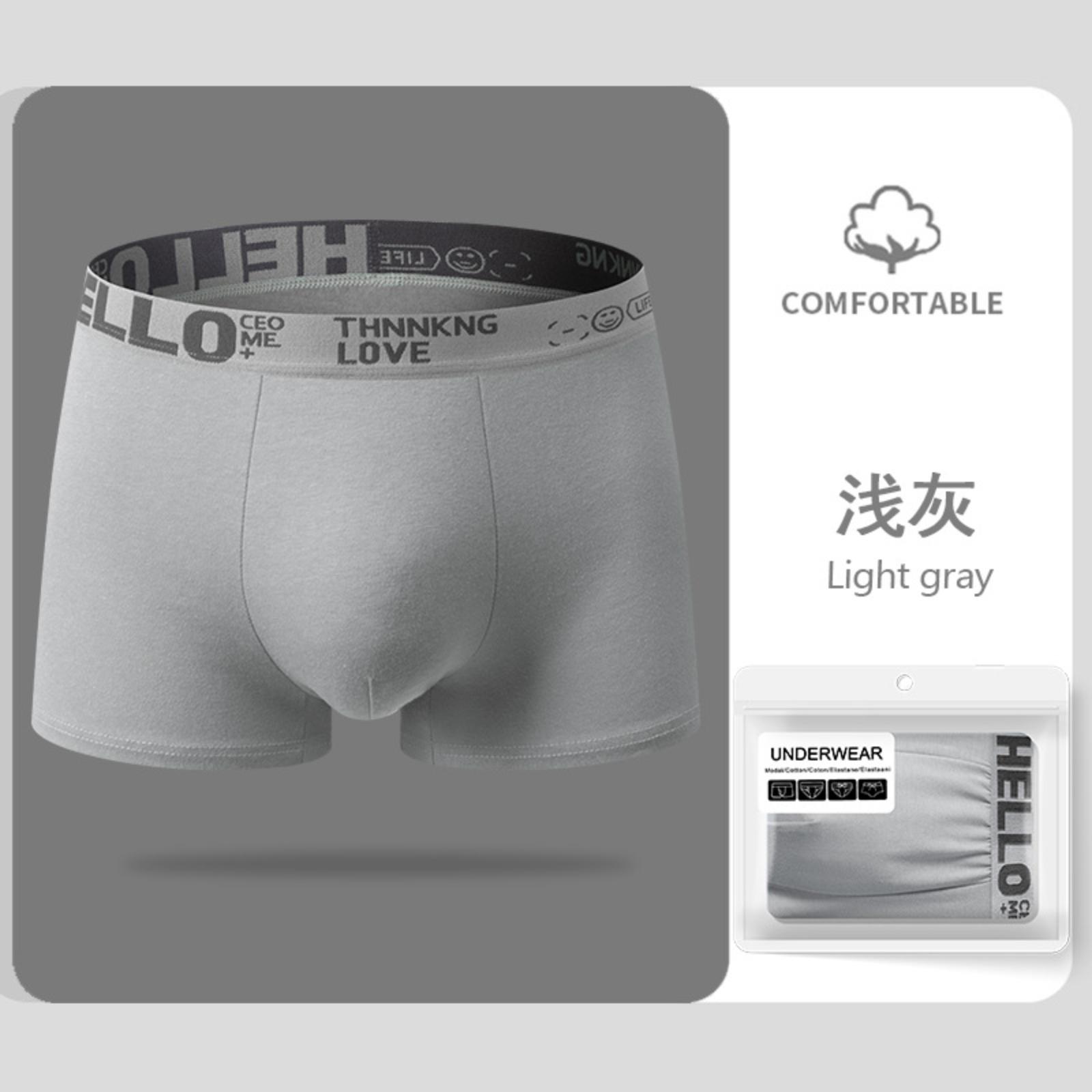 Мужское хлопковое дышащее нижнее белье XL