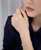 47Bag 925 Silver Silver Ball Lace Ring Tessa