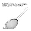 Stainless Steel Strainer Thickened Wide Oil Colander with Handle Kitchen Tool for Home