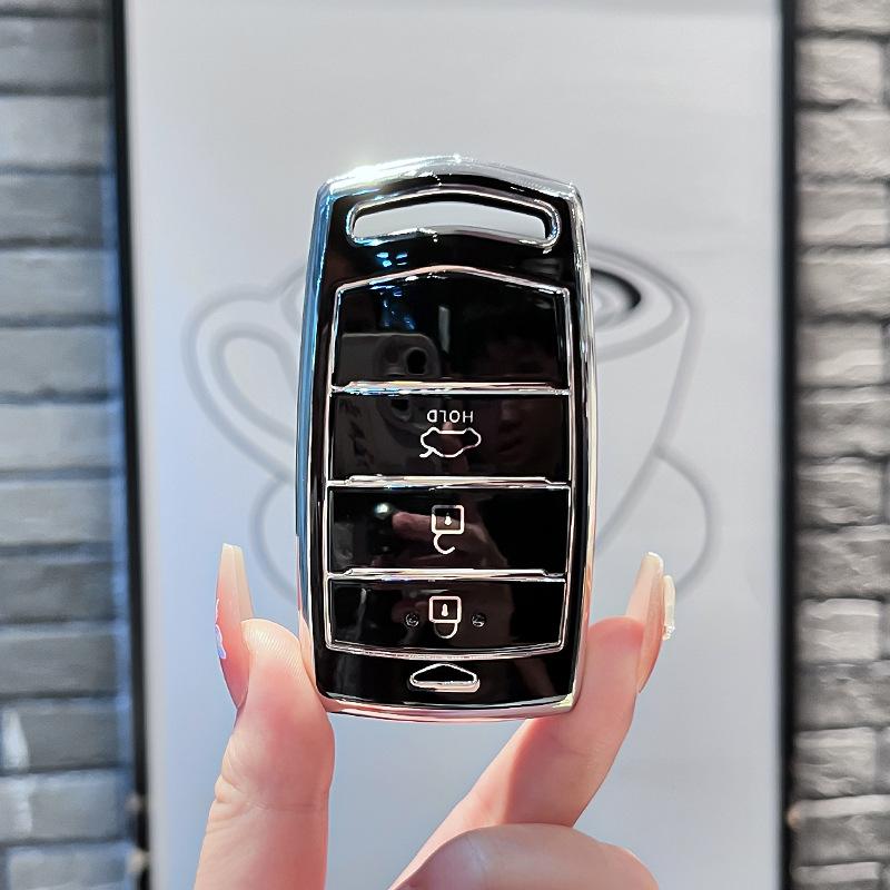 Tpu Car Remote Key Case Cover Protect Shell Fob For Hyundai  Genesis G70 G80 Eq900 G90 3 4 Bottons Accessories