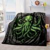 Cthulhu Mythos Kunstwerk Decke Flanelldecke Überwurfdecke Sofabezug Decke Weiche Premium-Decke Picknickdecke TV-Decke Geschenke