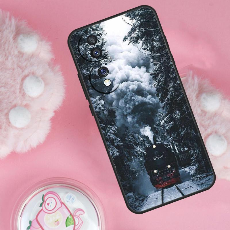 Train Railway Travel Case For Honor 200 Pro 50 70 90 Lite X9b X9a X8b X8a X8 X9 X9c Honor Magic 7 6 5 Lite Cover