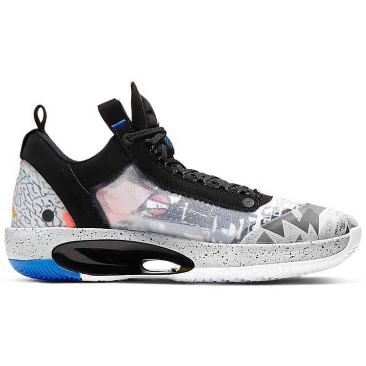Air Jordan XXXIV Low Print 'Nero' CZ7745-008