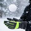 Children's Insulated Snow Gloves Waterproof Thickened Cuffs Hand Cover Warm Winter Sports Mittens for Boys and Girls