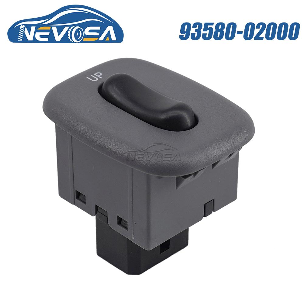 NEVOSA 93580-02000 Power Window Lifter Control Switch Single Button For Hyundai Atos BJ 1997 1998 1999 2000 2001 2002 9358002000 93580-02000