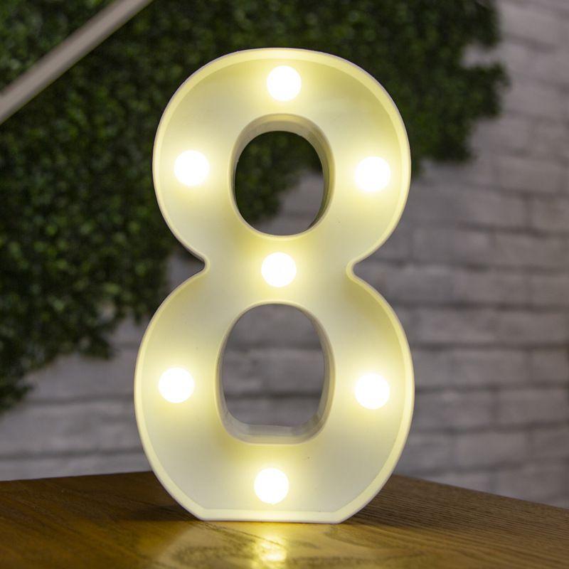 Large Led Light Emitting Alphanumeric Love Standing Sign Decoration For Party Themes And Indoor Decor