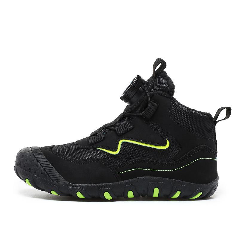 

Two cotton outdoor baotou classmates hiking shoes cotton shoes traceway children s sports shoes outdoor children s boots velvet 37 yards inner length 23.8cm