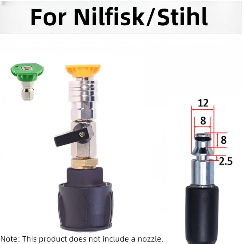 Car accessories water gun High portable pressure washer Valve Multifunctional Connecting Assembly for M22-14,Karcher,Lavor,Bo