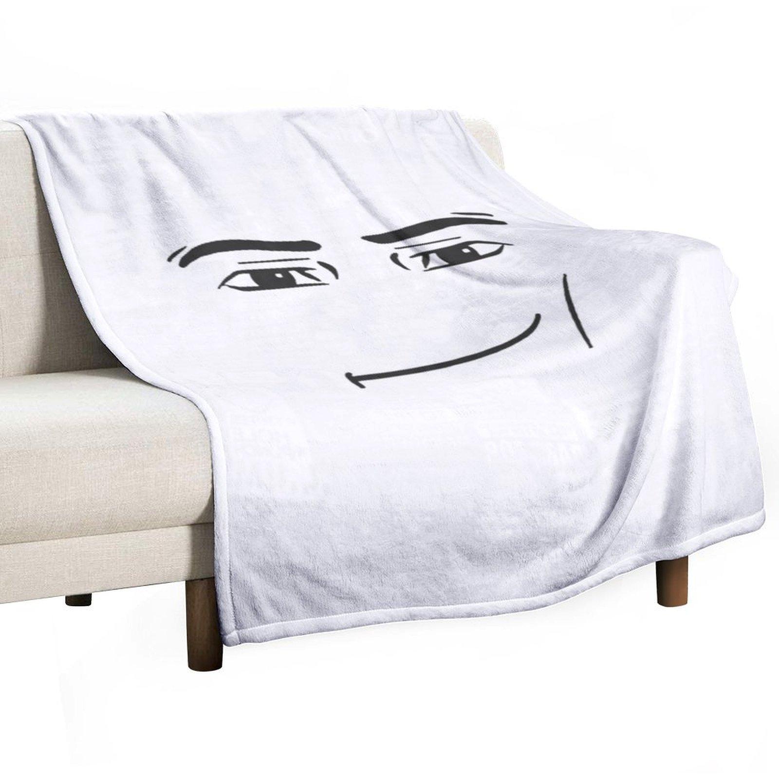 The Man Face Throw Blanket Soft Plaid Heavy for babies cosplay anime Blankets 30x40in