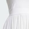 Adidas Tennis Pro Aeroready Dress Short Solid Color Slim Fit Sports With Tennis Safety Shorts Sleeveless Dress Women Dress White IT1838