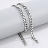 Simple Stainless Steel Grinding Chain Hiphop Necklace Street Hip Hop Titanium Steel Tide Jewelry Nk Chain