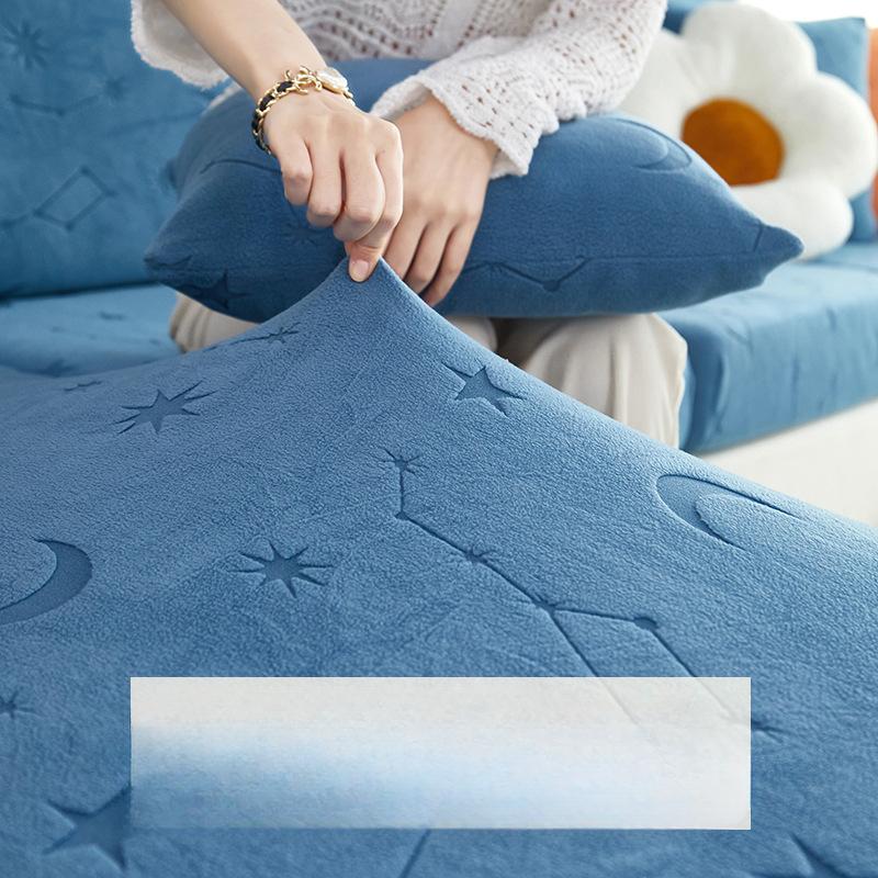 Kratzfester Haushalts-Sofabezug Modern Schlicht Rutschfest All-Inclusive Kombination