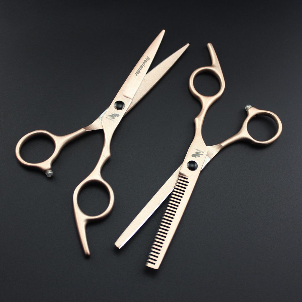 6.0 Inch, Local Tyrant Gold, Paint, Hair Scissors, Hair Scissors, Flat Scissors, Bangs Scissors, Thin Scissors