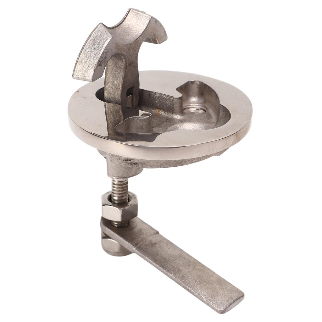61x57mm Boat Cam Latch Marine Flush Hatch Pull 316 Stainless Steel Silver Yacht Hardware