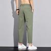 2026 Summer Men's Ankle-Lenght Pants Fashion Men Casual Slim Lightweight Trousers Male Vintage Streetwear Thin Pants