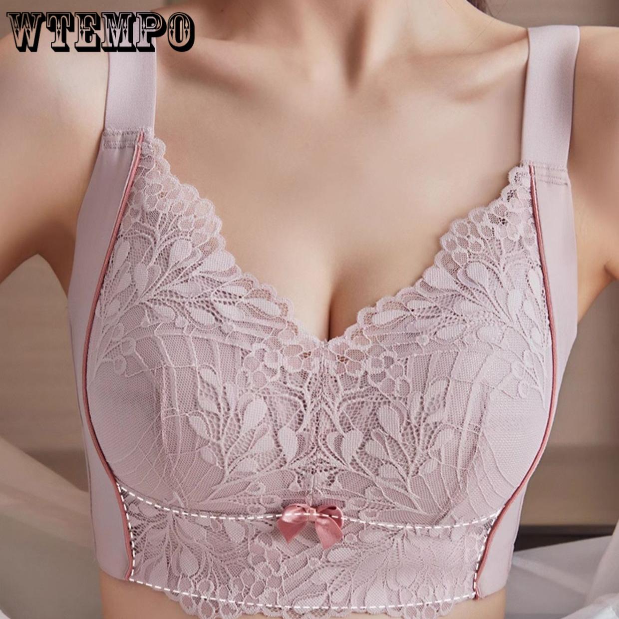 

Underwear Women s Full Cup Lifting Top Support Bra Anti Sagging Breast Collection Breathable Bra Summer Thin Design 34/75B чорний