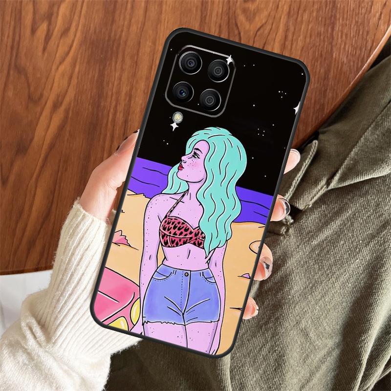 Hippie Grunge Art Case For Samsung Galaxy M06 M16 M36 M56 M33 M15 M55 M31 M13 M12 M14 M53 M32 M52 M35 M34 M54
