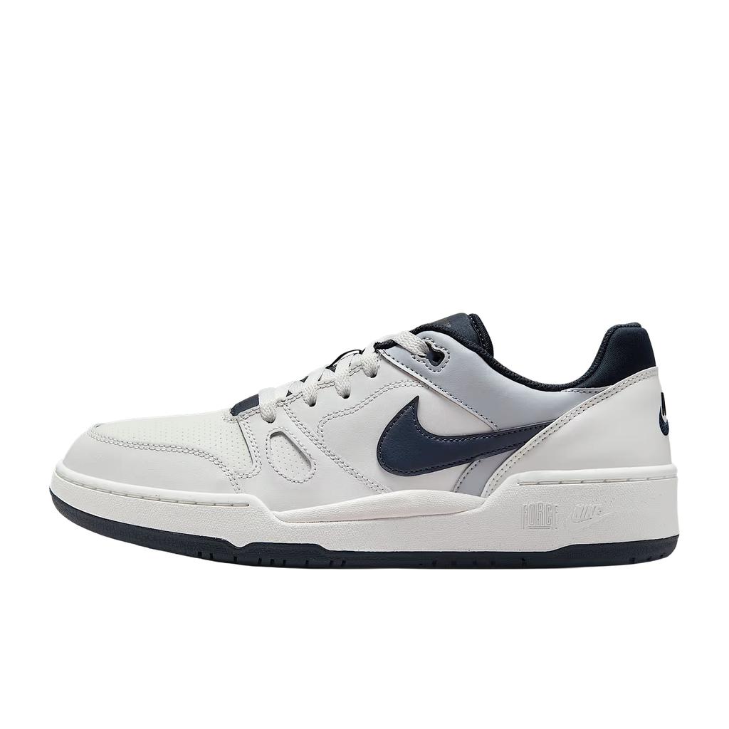 Nike Full Force Synthetic Leather Low Top Skateboard Shoes Men's Black Blue Gray FB1362-002(Team1938-)