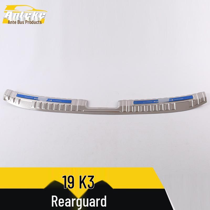 Stainless Steel Bumper Pedal & Trunk Guard for 19 K3