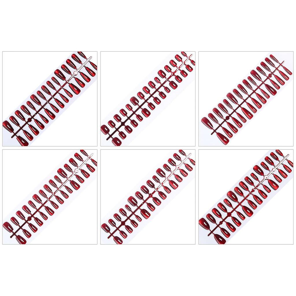 30 Cats Eye Press On Nails Almond/Short Square/Coffin Fake Nails Acrylic False Nails Stick On Nails Glues On Nails Kits