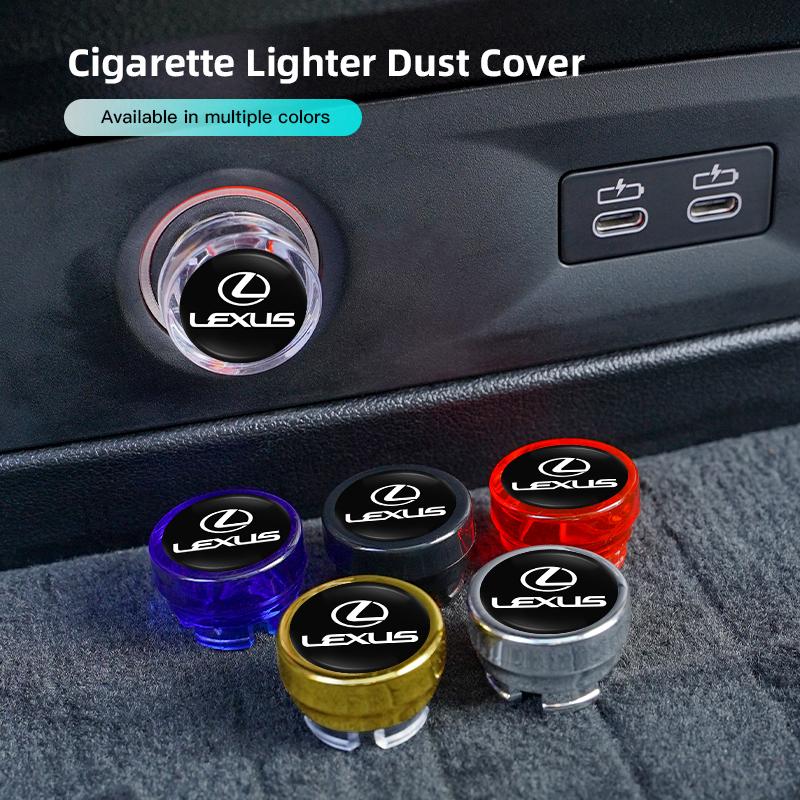Car Cigarette Lighter Dust Proof Protect Cover Lighter Button For Lexus FSPORT LBX NX RX 350h 450h ES UX 300e GS GX IS LS LX CT
