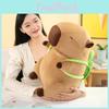 Capybara Plüschtier mit Rucksack Weiches Kuscheltier Geschenk für Kinder Geburtstagsparty