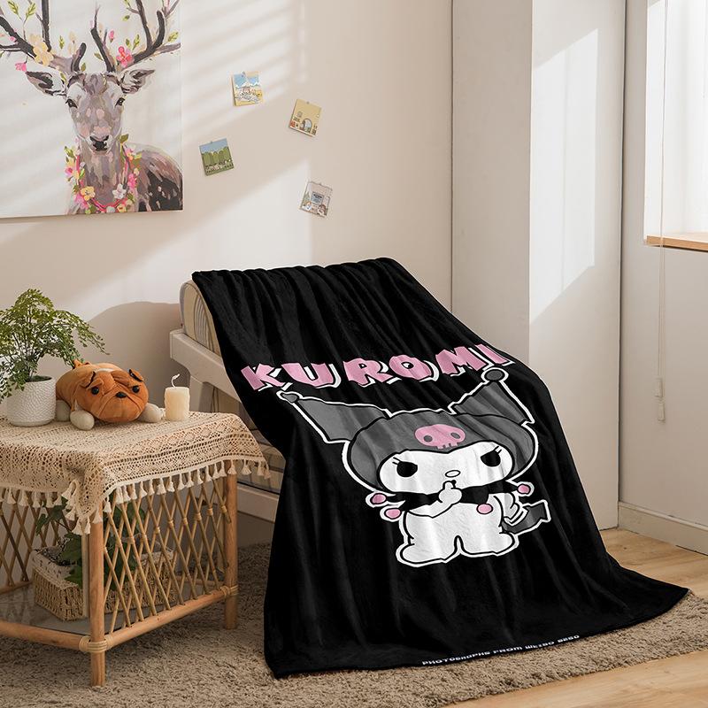 Kulomie Series Flannel Blanket 3D Printed Sofa Blanket Thickened Blanket
