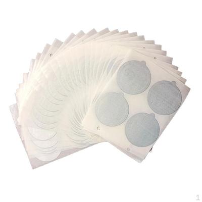 100pcs Single Reusable Cups Filter Aluminum Espresso Lids For Coffee Makers