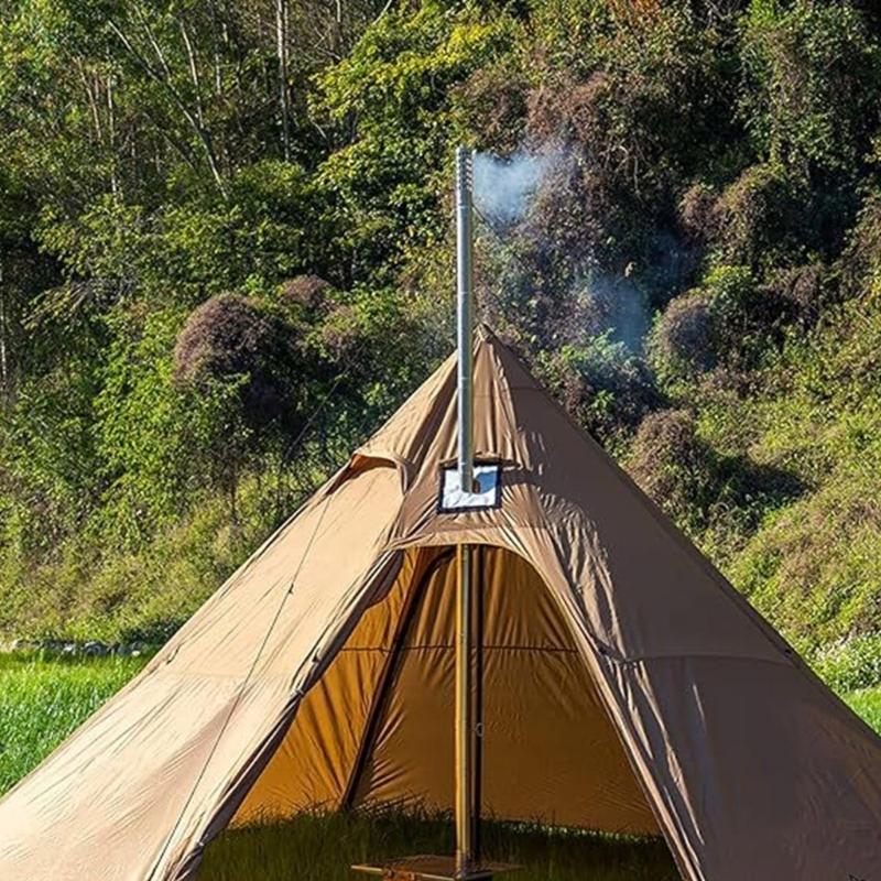 Portable Detachable Tent Stove Replacement Pipe for Outdoor Activity Small Design Enhancing Safety Winter Survival