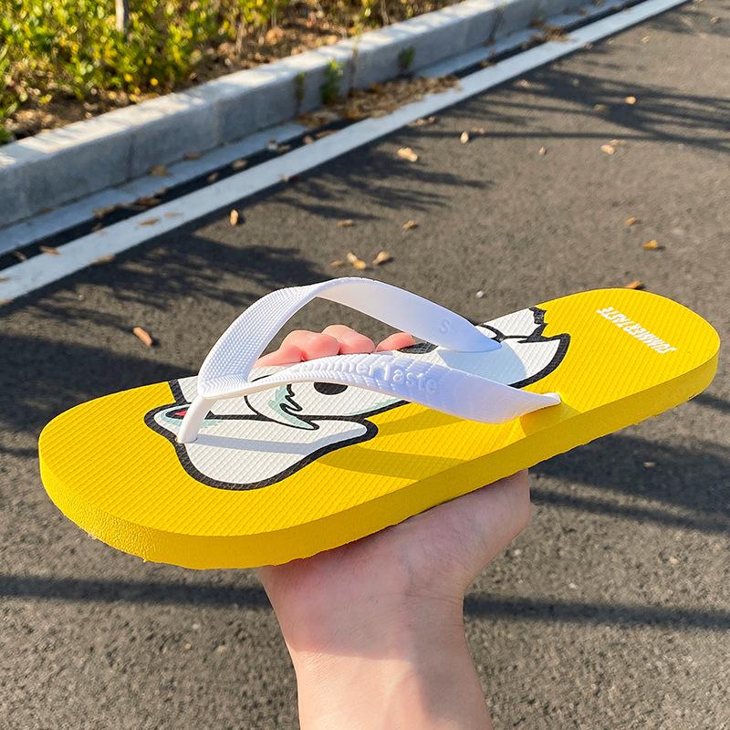 Flip-flops men's shoes casual summer non-slip thick-soled sandals beach shoes couple cool slippers