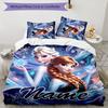 3pcs Frozen6 Cover Set - Personalized Name, HD Printed Bedding with 1 Cover and 2 Pillowcases - Perfect for Home Decor, Easy Care