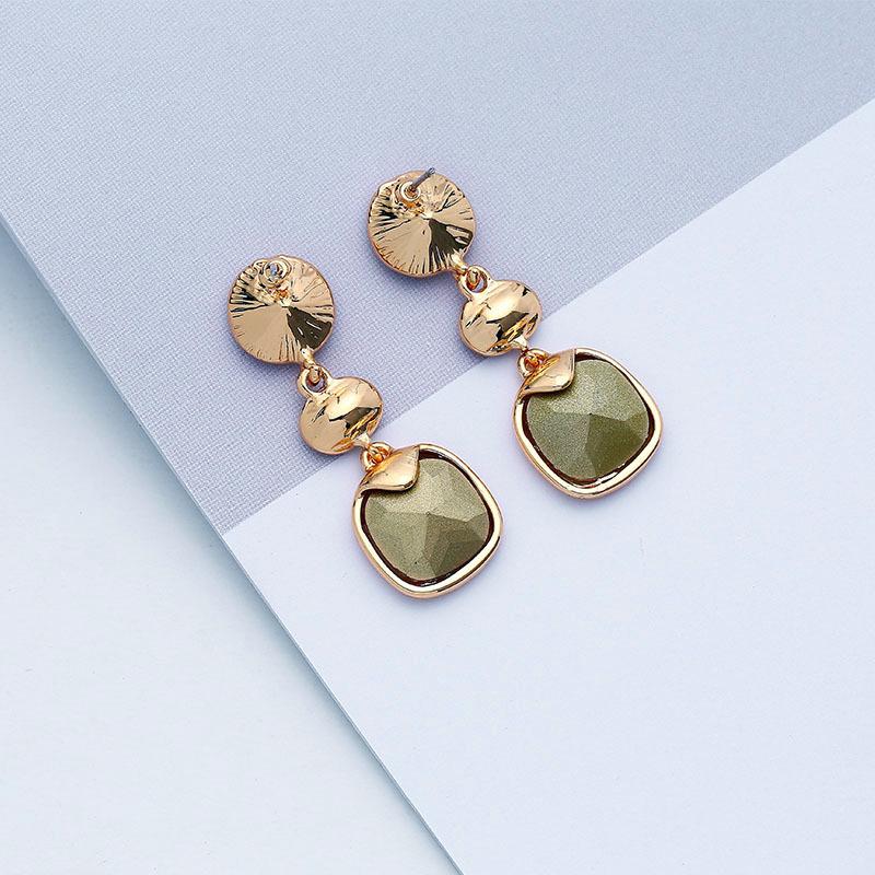 Statement Without Piercing Clip On Earrings Long Geometric Ear Clips for Women Luxury Wedding Rhinestone Gold Earring
