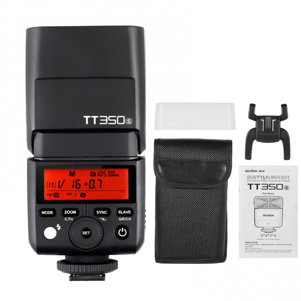 

[Подлинный продукт Godox с техническим знаком соответствия] GODOX TT350S Sony Camera Speedlite TTL Control 2.4G HSS 18000s GN36 SONY A7 A7RII A7R A7S A58 A