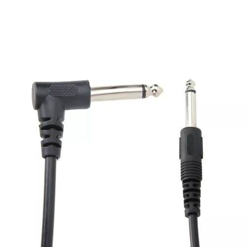6.35mm Shielded Guitar Cable, 6.35mm Standard Plug Male To Male Audio Guitar Cable, Bass Shielded, Heavy-Duty, Break-Resistant, for Connecting Instrum