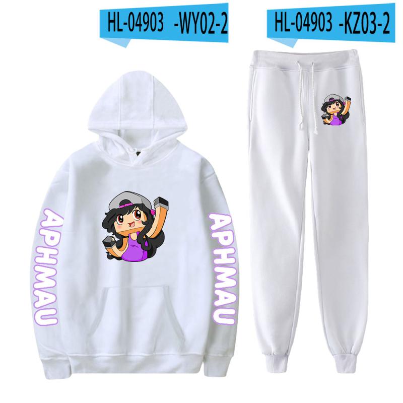 

Аніме Aphmau Merch Prints Hoodie Sets Чоловіки Жіночі Спортивні костюми Повсякденні Толстовка + Штани 2 шт. Вуличний одяг Великі світшоти XXXL
